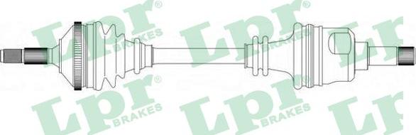 LPR DS38143 - Приводний вал autocars.com.ua