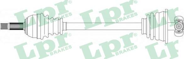 LPR DS39022 - Приводной вал avtokuzovplus.com.ua