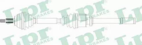 LPR DS39076 - Приводний вал autocars.com.ua