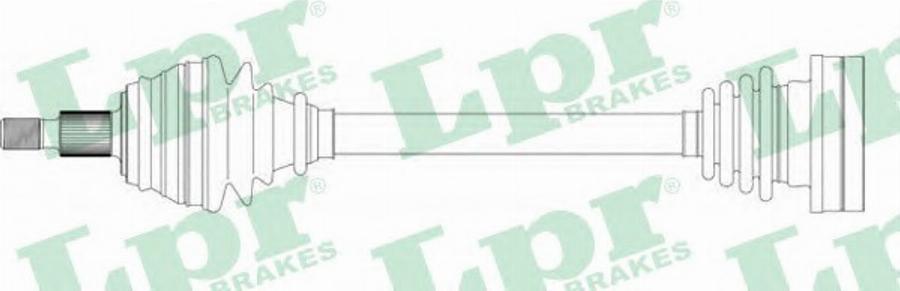 LPR DS51016 - Приводной вал avtokuzovplus.com.ua