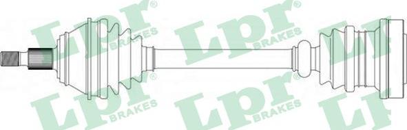 LPR DS51079 - Приводний вал autocars.com.ua