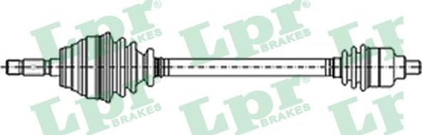 LPR DS52203 - Приводной вал avtokuzovplus.com.ua