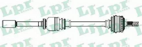 LPR DS52284 - Приводний вал autocars.com.ua