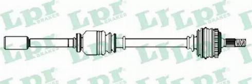LPR DS52336 - Приводний вал autocars.com.ua