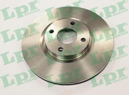 LPR F1079V - Гальмівний диск autocars.com.ua