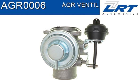 LRT AGR0006 - Клапан возврата ОГ avtokuzovplus.com.ua