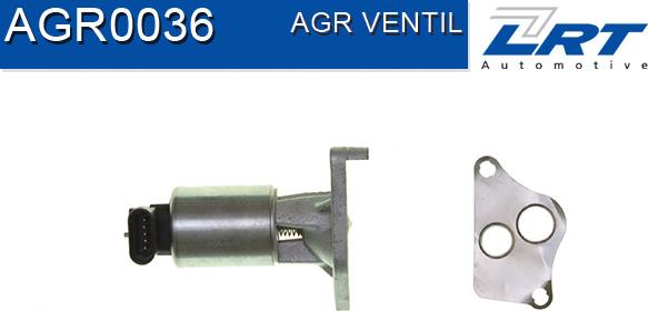 LRT AGR0036 - Клапан возврата ОГ avtokuzovplus.com.ua