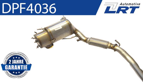 LRT DPF4036 - сажі / частковий фільтр, система вихлопу ОГ autocars.com.ua