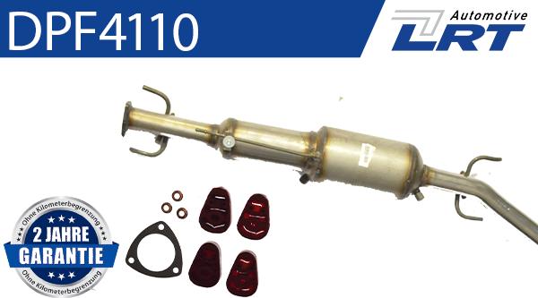 LRT DPF4110 - Сажі / частковий фільтр, система вихлопу ОГ autocars.com.ua