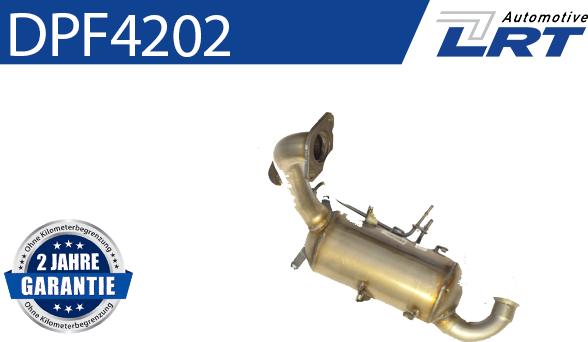 LRT DPF4202 - Сажі / частковий фільтр, система вихлопу ОГ autocars.com.ua