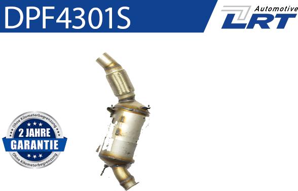 LRT DPF4301S - сажі / частковий фільтр, система вихлопу ОГ autocars.com.ua