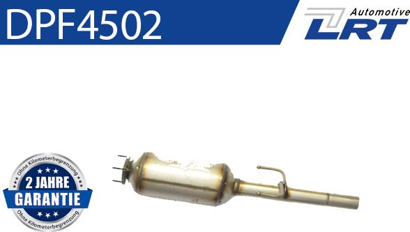 LRT DPF4502 - Сажі / частковий фільтр, система вихлопу ОГ autocars.com.ua