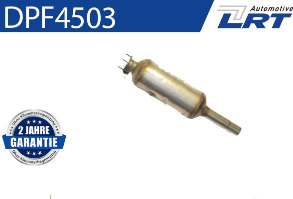 LRT DPF4503 - Сажі / частковий фільтр, система вихлопу ОГ autocars.com.ua