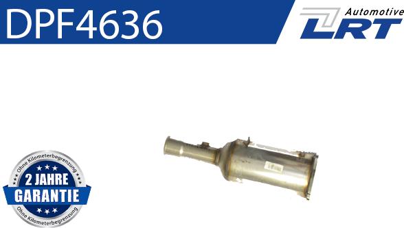 LRT DPF4636 - сажі / частковий фільтр, система вихлопу ОГ autocars.com.ua