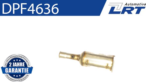 LRT DPF4636 - Сажі / частковий фільтр, система вихлопу ОГ autocars.com.ua
