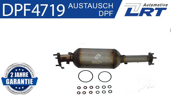 LRT DPF4719 - Сажі / частковий фільтр, система вихлопу ОГ autocars.com.ua