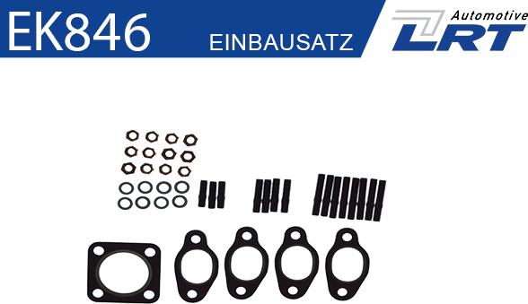 LRT EK846 - Монтажний комплект, випускний колектор autocars.com.ua