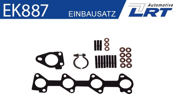 LRT EK887 - Монтажний комплект, випускний колектор autocars.com.ua