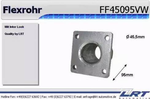 LRT FF45095VW - Гофрированная труба, выхлопная система avtokuzovplus.com.ua