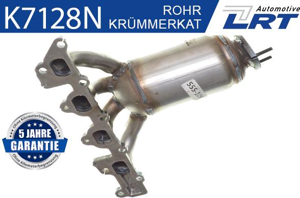 LRT K7128N - Каталізатор колектора autocars.com.ua