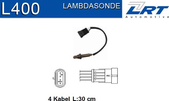 LRT L400 - Лямбда-зонд, датчик кислорода autodnr.net