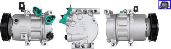 LUCAS ACP01164 - Компресор, кондиціонер autocars.com.ua