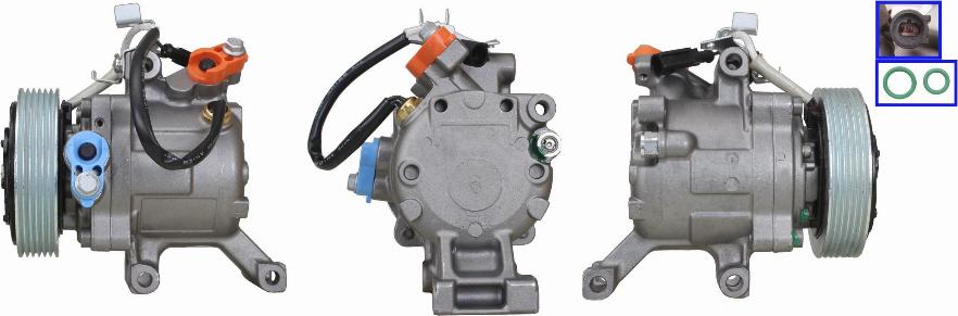 LUCAS ACP01518 - Компресор, кондиціонер autocars.com.ua