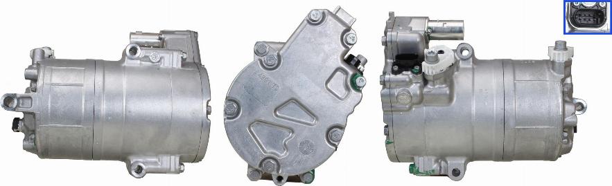 LUCAS ACP01551 - Компресор, кондиціонер autocars.com.ua