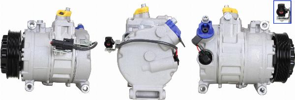 LUCAS ACP01572 - Компресор, кондиціонер autocars.com.ua