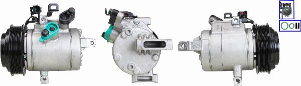 LUCAS ACP01615 - Компресор, кондиціонер autocars.com.ua