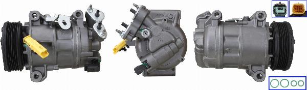 LUCAS ACP01629 - Компресор, кондиціонер autocars.com.ua