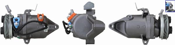 LUCAS ACP01634 - Компресор, кондиціонер autocars.com.ua