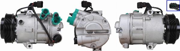 LUCAS ACP01651 - Компресор, кондиціонер autocars.com.ua