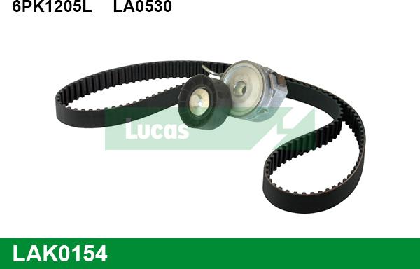 LUCAS LAK0154 - Поликлиновий ремінний комплект autocars.com.ua