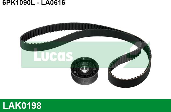 LUCAS LAK0198 - Поликлиновый ременный комплект autodnr.net