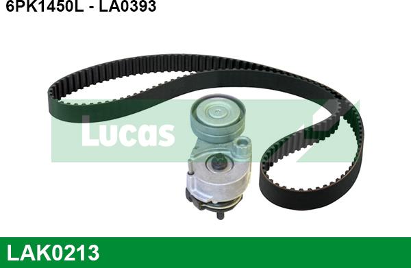 LUCAS LAK0213 - Поликлиновый ременный комплект avtokuzovplus.com.ua