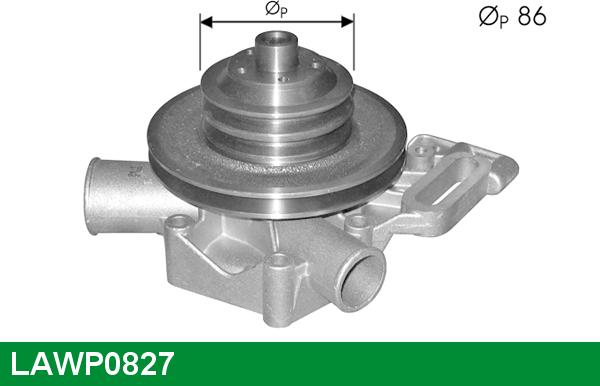 LUCAS LAWP0827 - Водяний насос autocars.com.ua