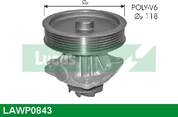 LUCAS LAWP0843 - Водяной насос avtokuzovplus.com.ua