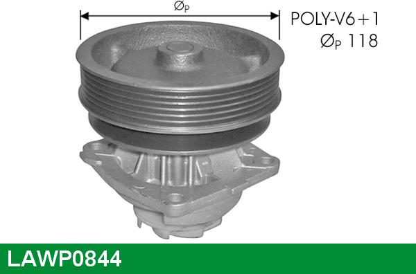 LUCAS LAWP0844 - Водяной насос avtokuzovplus.com.ua