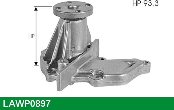 LUCAS LAWP0897 - Водяний насос autocars.com.ua