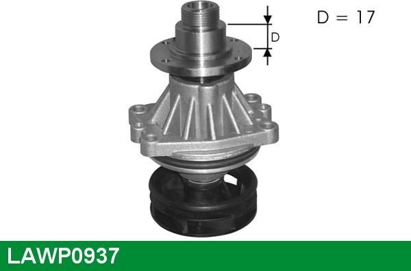 LUCAS LAWP0937 - Водяний насос autocars.com.ua