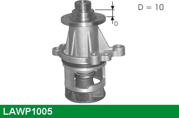 LUCAS LAWP1005 - Водяний насос autocars.com.ua