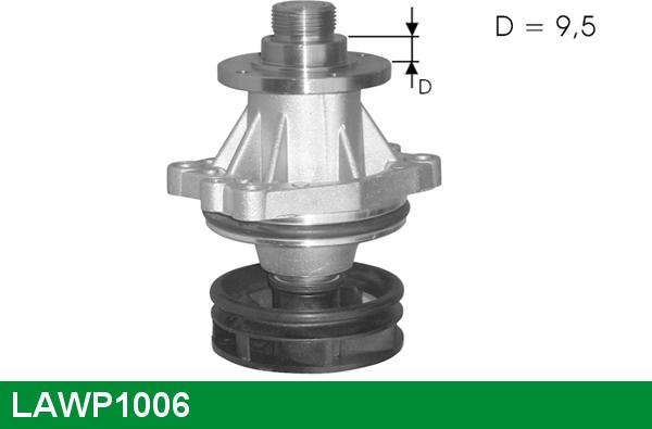 LUCAS LAWP1006 - Водяной насос avtokuzovplus.com.ua