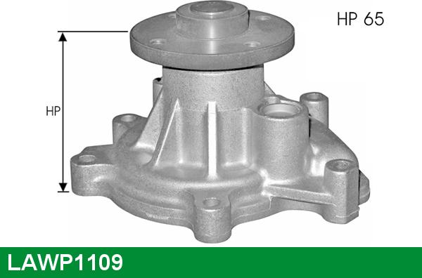 LUCAS LAWP1109 - Водяний насос autocars.com.ua