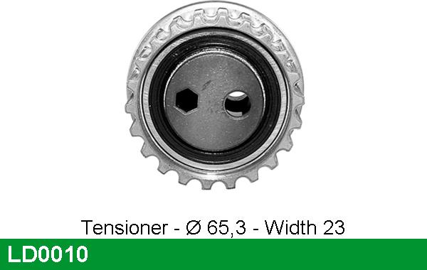 LUCAS LD0010 - Натяжной ролик, ремень ГРМ autodnr.net