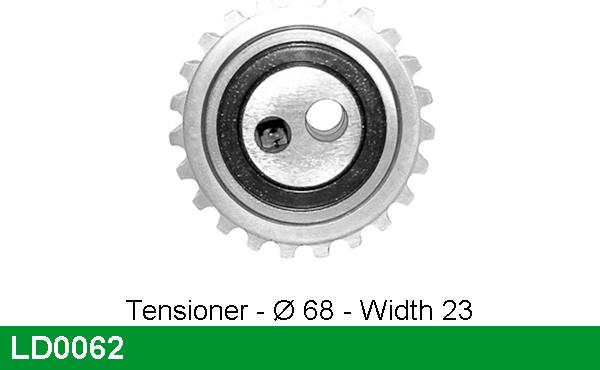 LUCAS LD0062 - Натяжна ролик, ремінь ГРМ autocars.com.ua