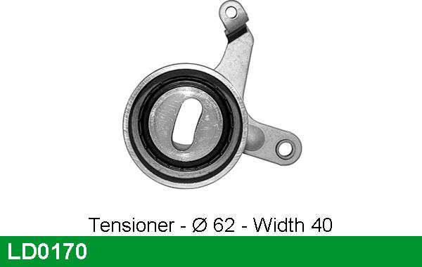 LUCAS LD0170 - Натяжна ролик, ремінь ГРМ autocars.com.ua