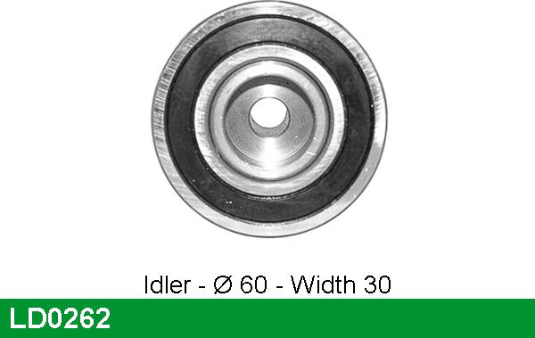LUCAS LD0262 - Натяжна ролик, ремінь ГРМ autocars.com.ua