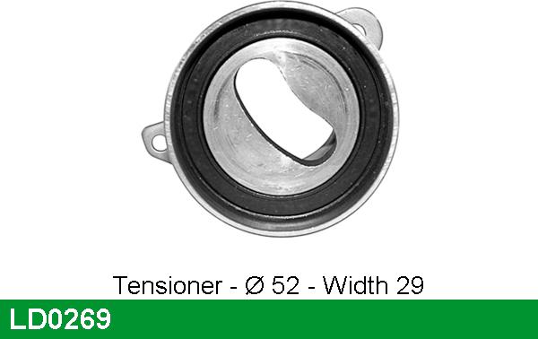 LUCAS LD0269 - Натяжной ролик, ремень ГРМ autodnr.net