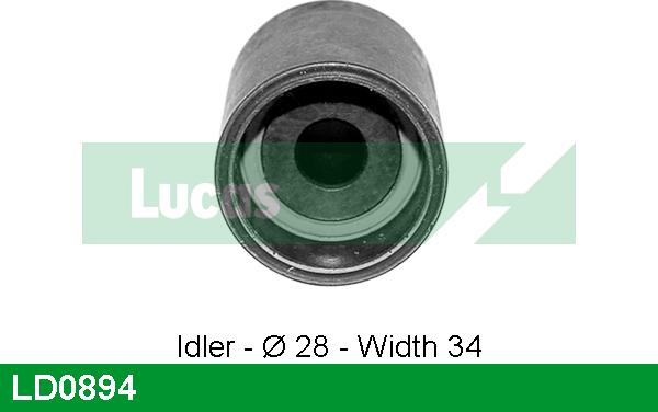 LUCAS LD0894 - Натяжной ролик, ремень ГРМ avtokuzovplus.com.ua